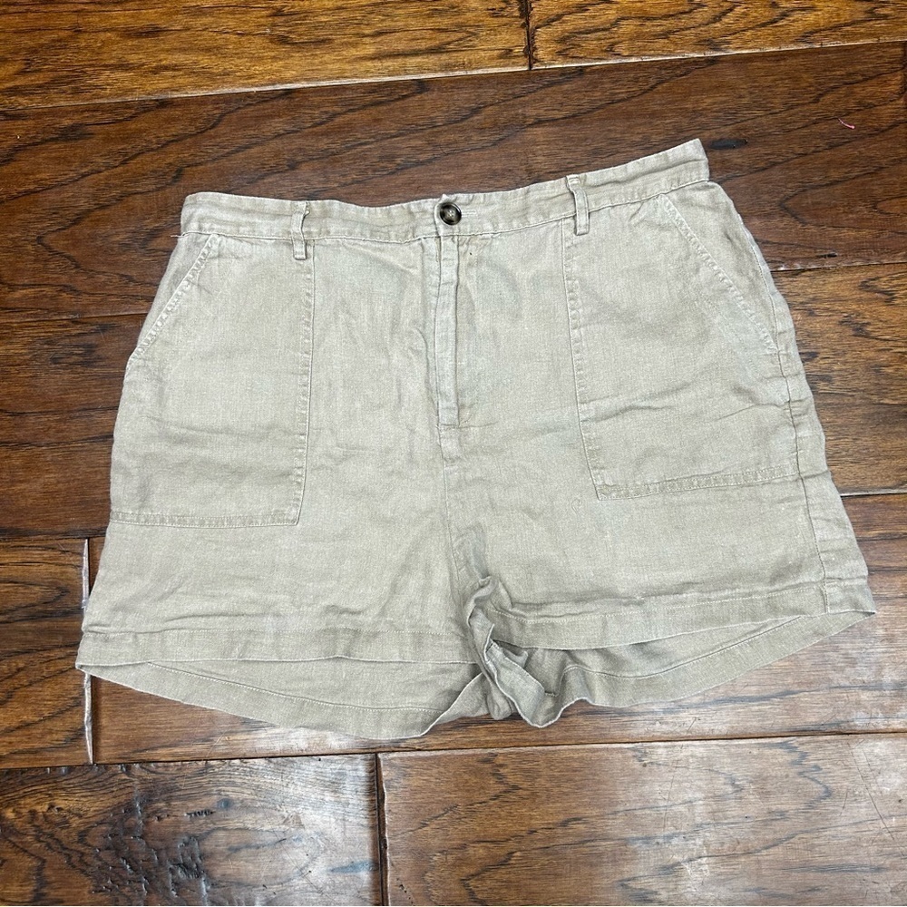 Reformation sterling linen‎ shorts